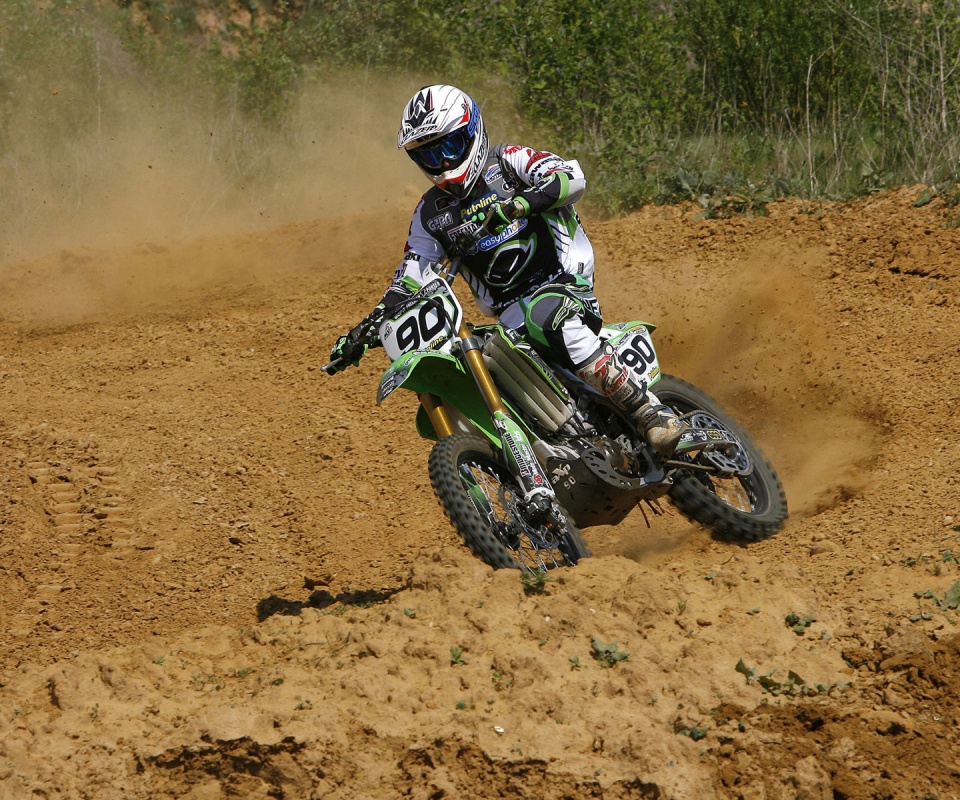 На мототреке обои