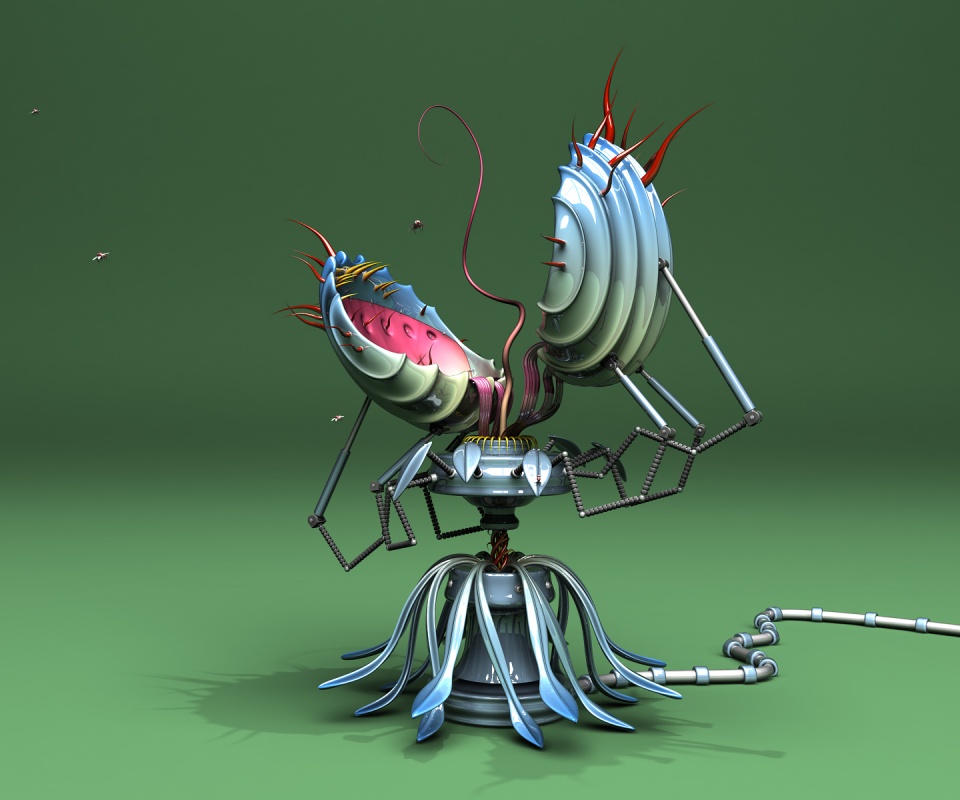 Механическая венерина мухоловка обои