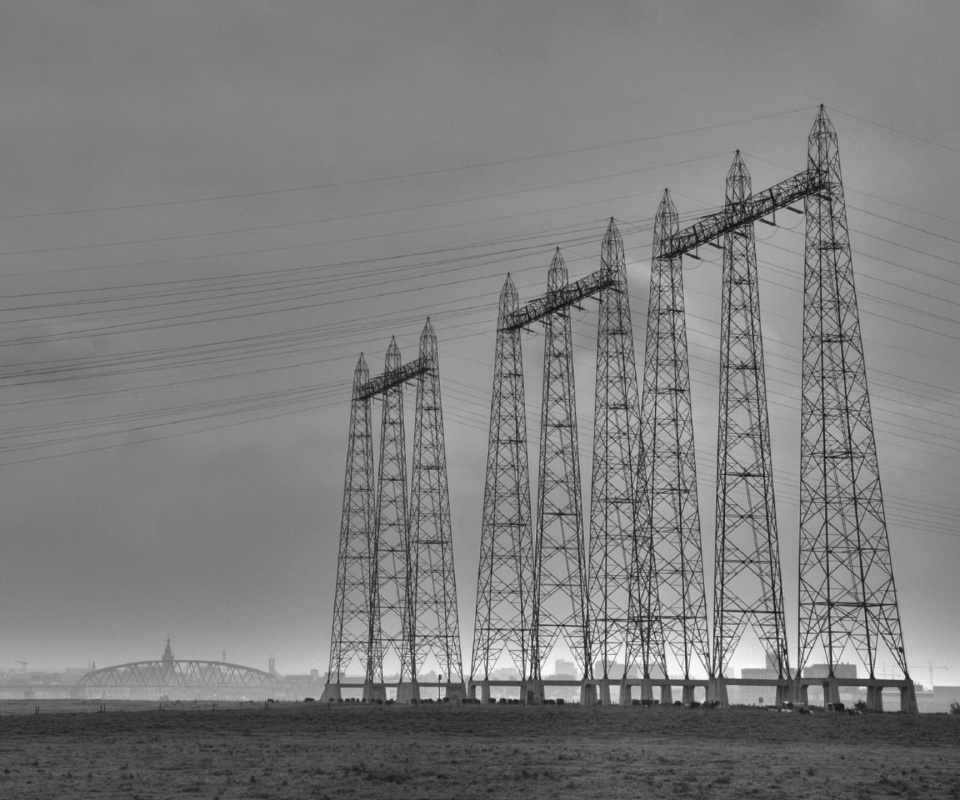 Линии электропередачи обои