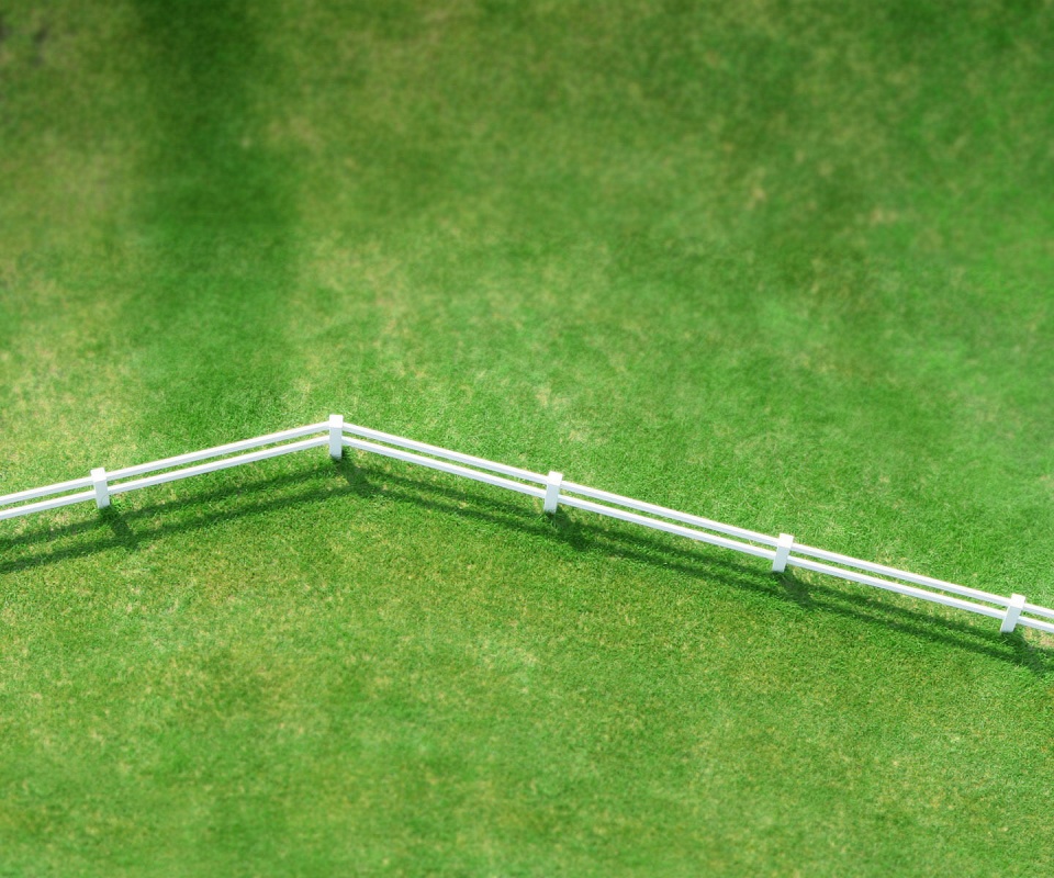 Белый заборчик обои