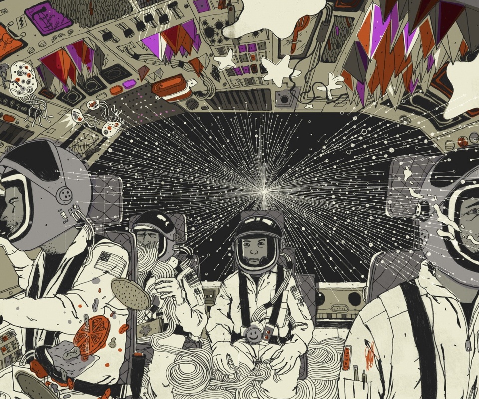 Упоротые космонавты обои