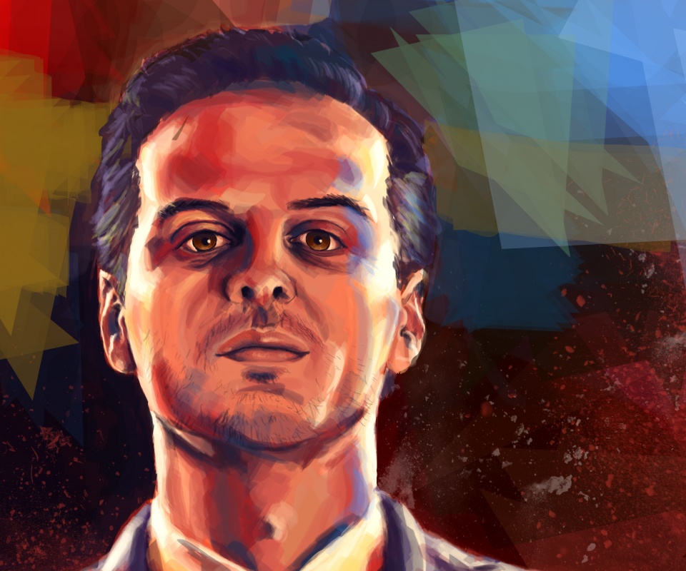 Портрет Джима Мориарти обои