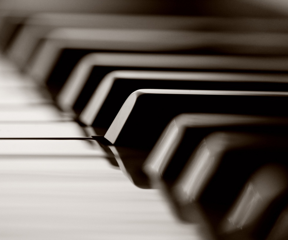 Клавиши  рояля обои