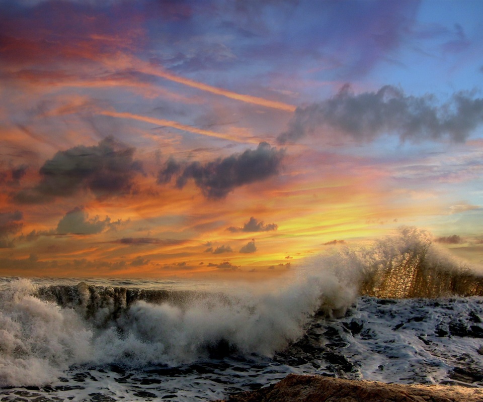 Бушующее море обои