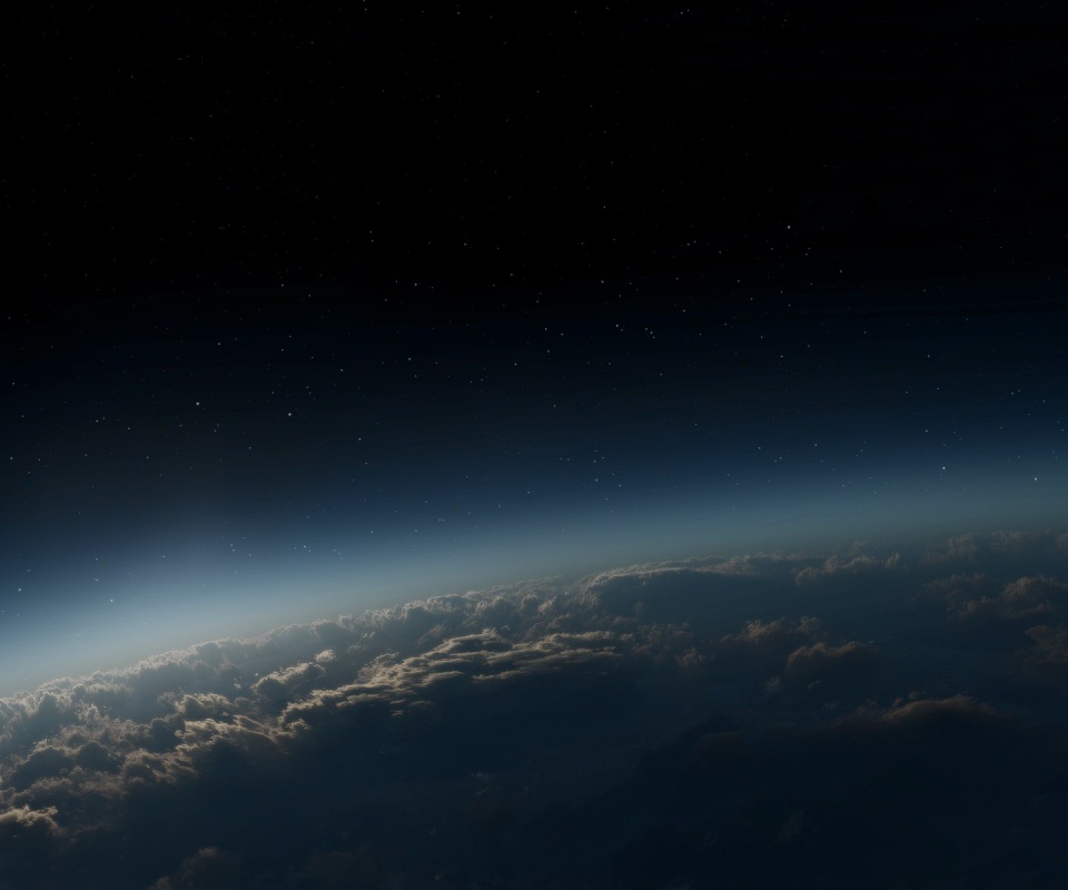 Над облаками обои