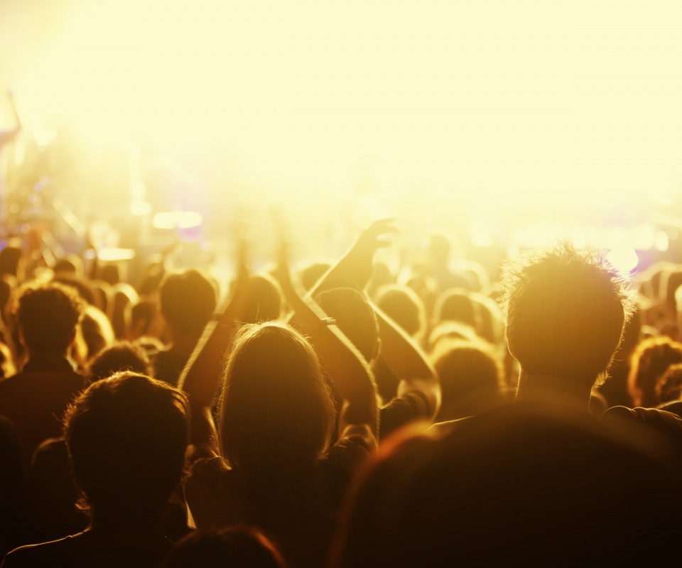 Люди на концерте обои