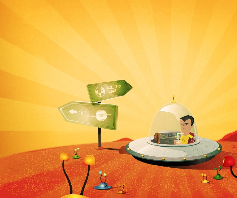 Космическое путешествие обои