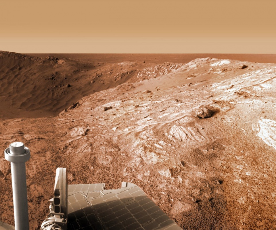 Снимок с марсохода обои