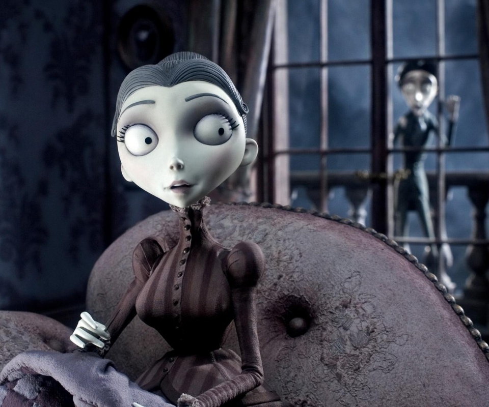 Мертвая невеста вышивает обои