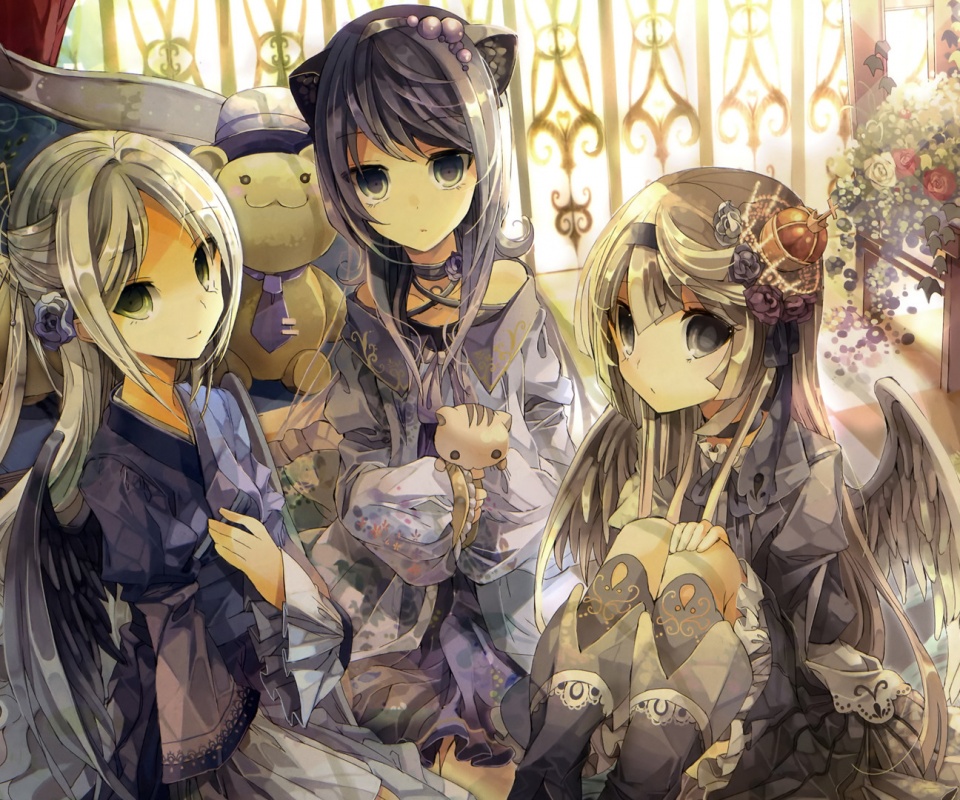 Три лоли обои