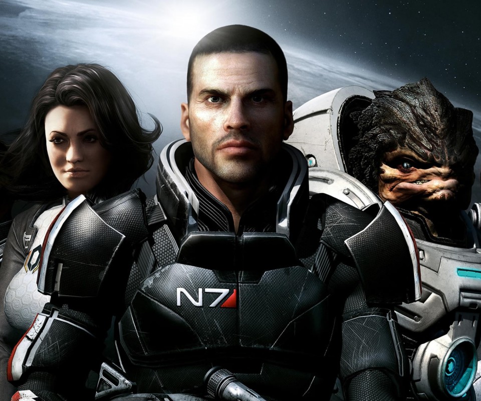 Mass Effect N7 обои