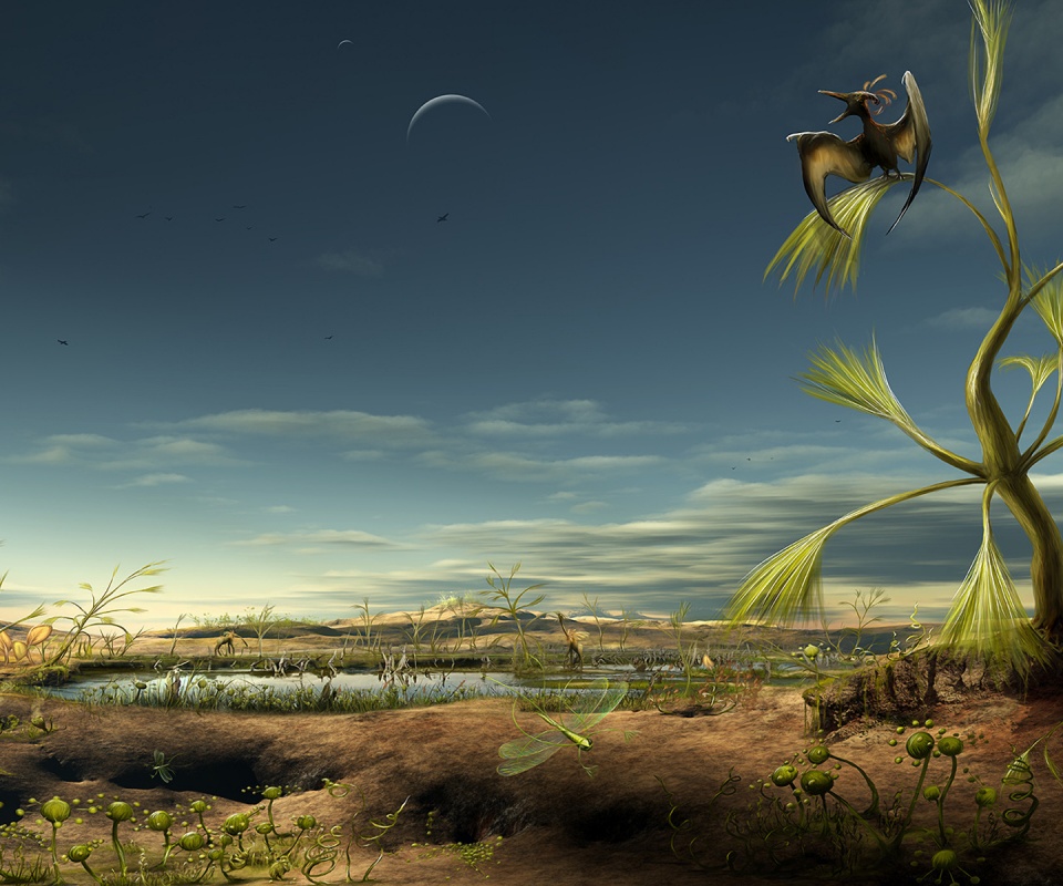 Флора и фауна другой планеты обои