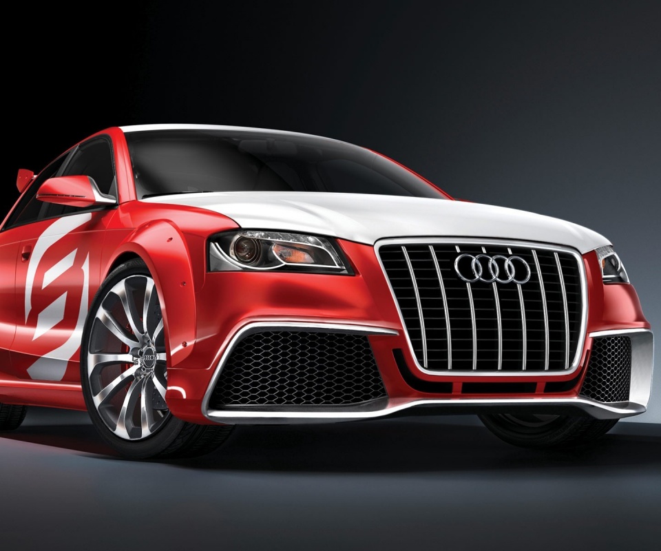 Красный Ауди обои
