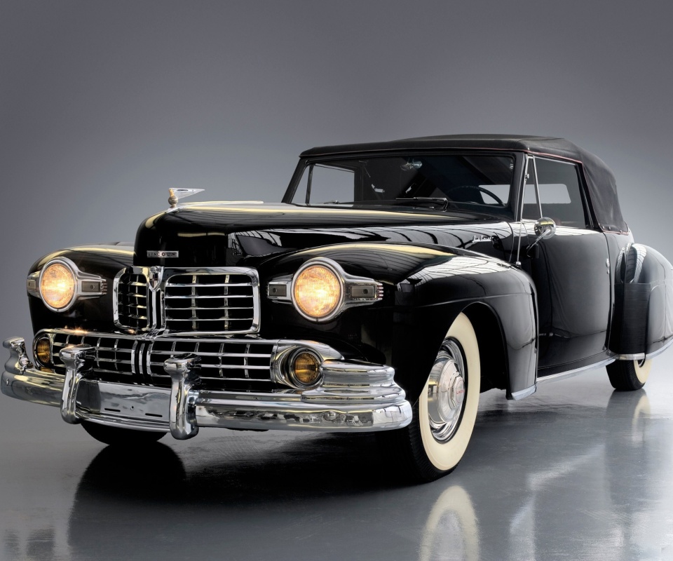 Черный ретро авто обои