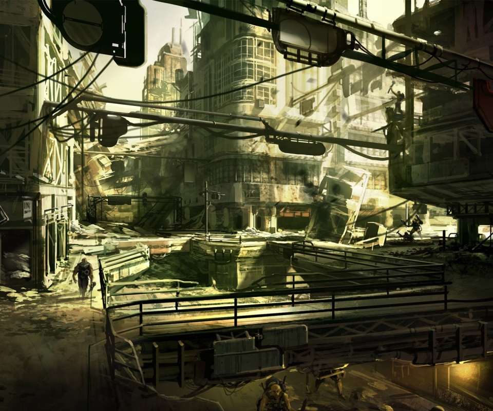 Локация из Fallout 3 обои