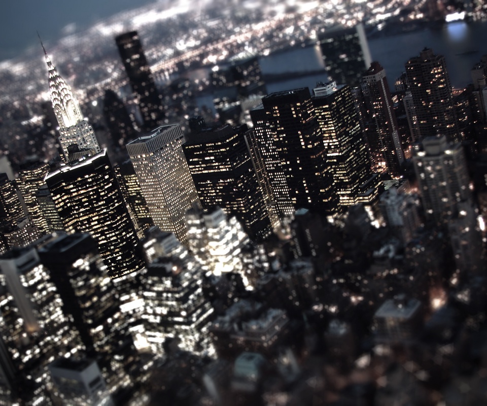 Ночной Нью-Йорк обои