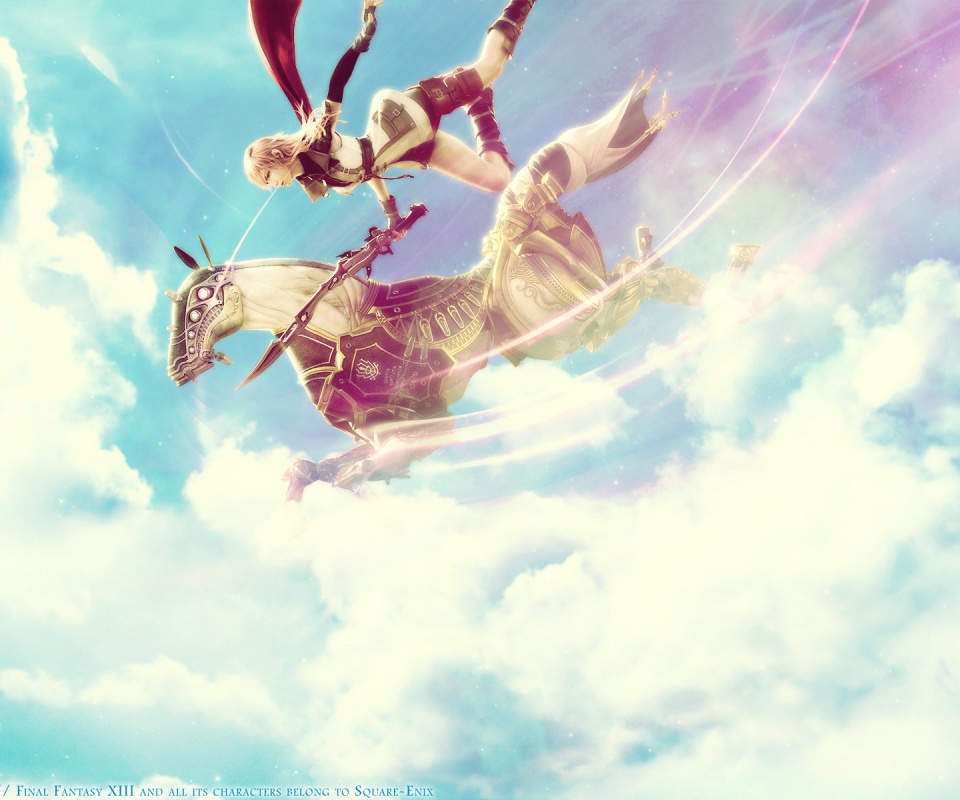 Девушка из Final Fantasy XIII обои