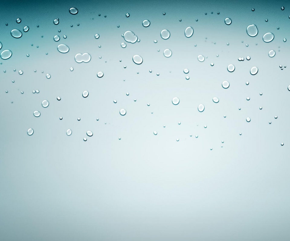 Капли на светлом фоне обои