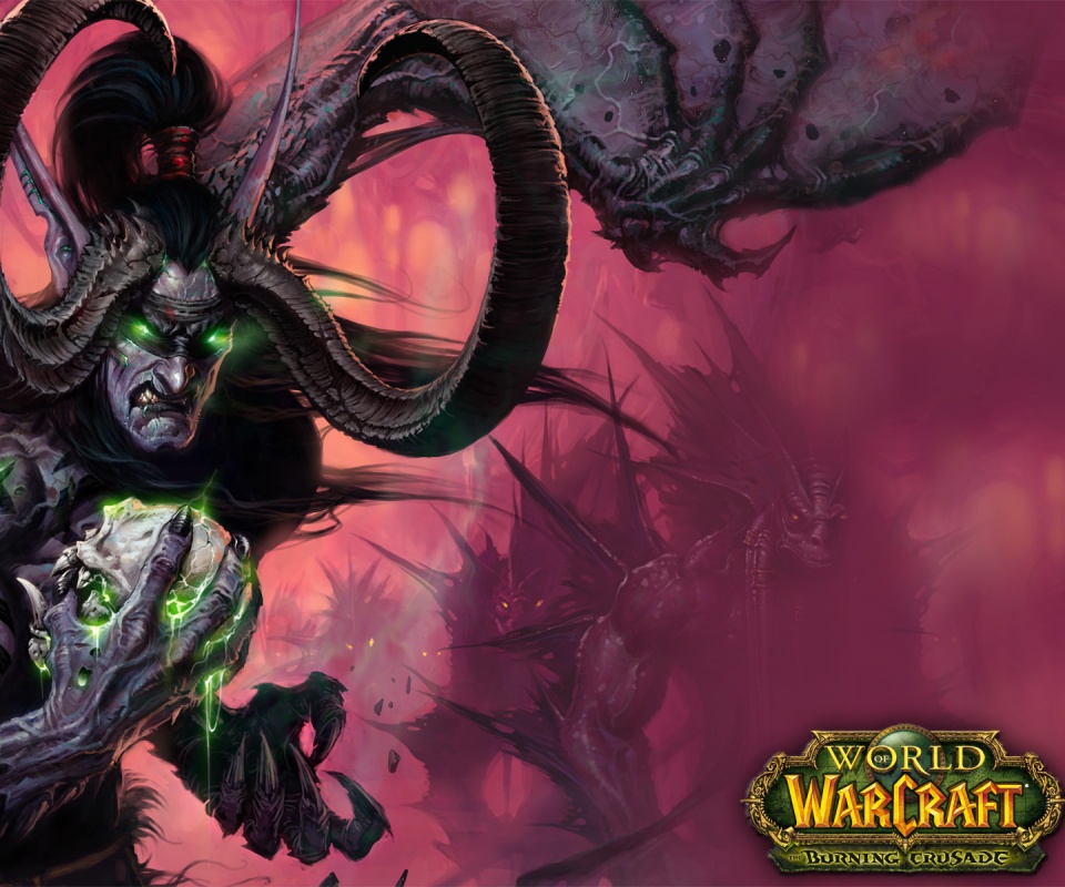 Иллидан из WoW BC обои