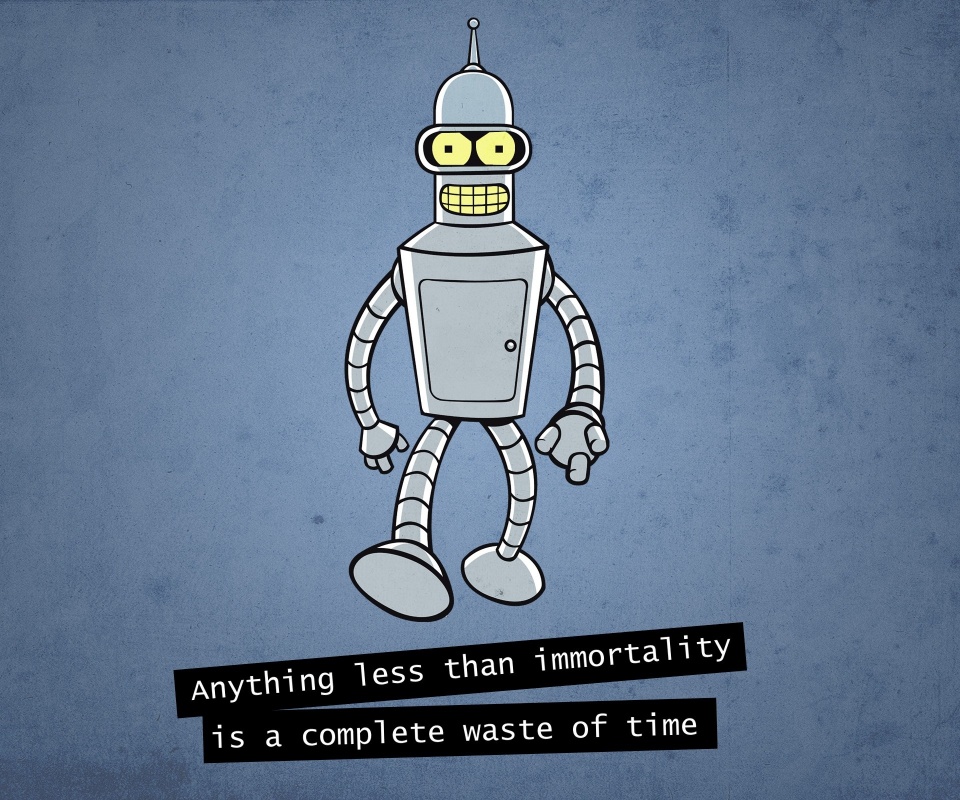 Бендер о смысле жизни обои