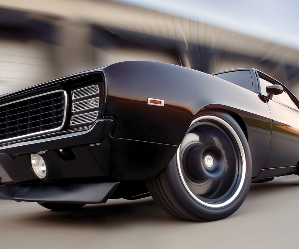 Мускул кар на повороте обои