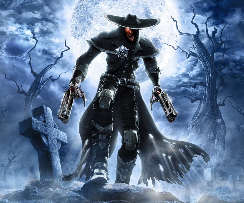 Мертвец с пистолетами обои