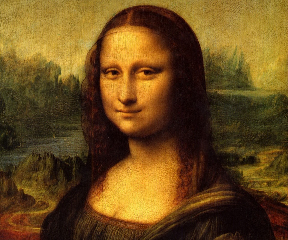 Картина Мона Лиза обои
