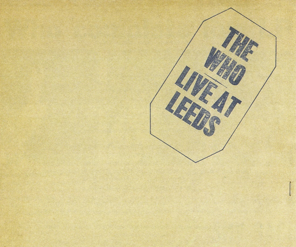 The who live at leeds обои