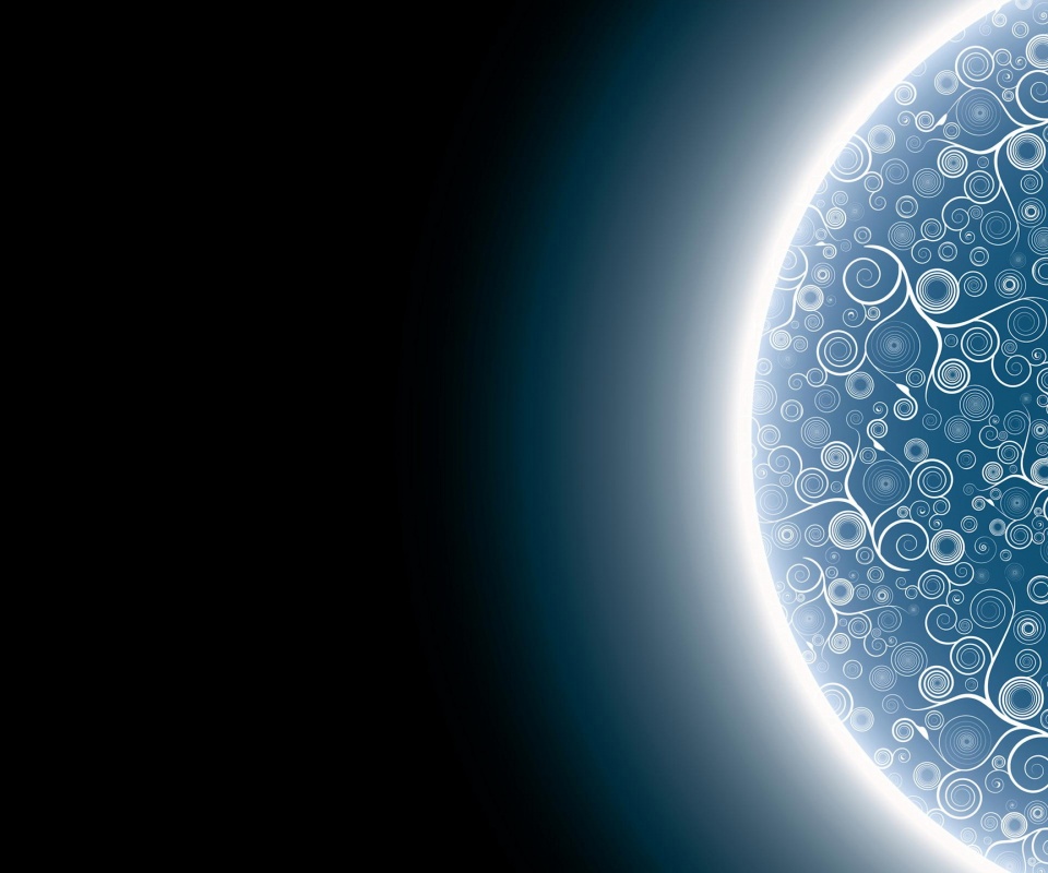 Планета из узоров обои