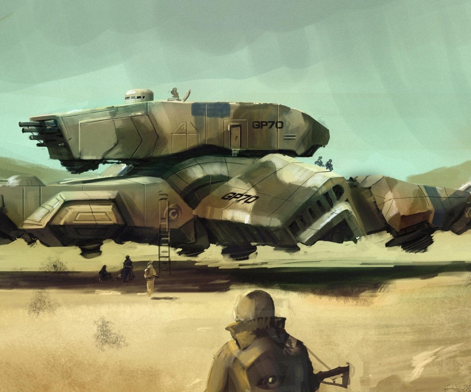 Летающий танк обои