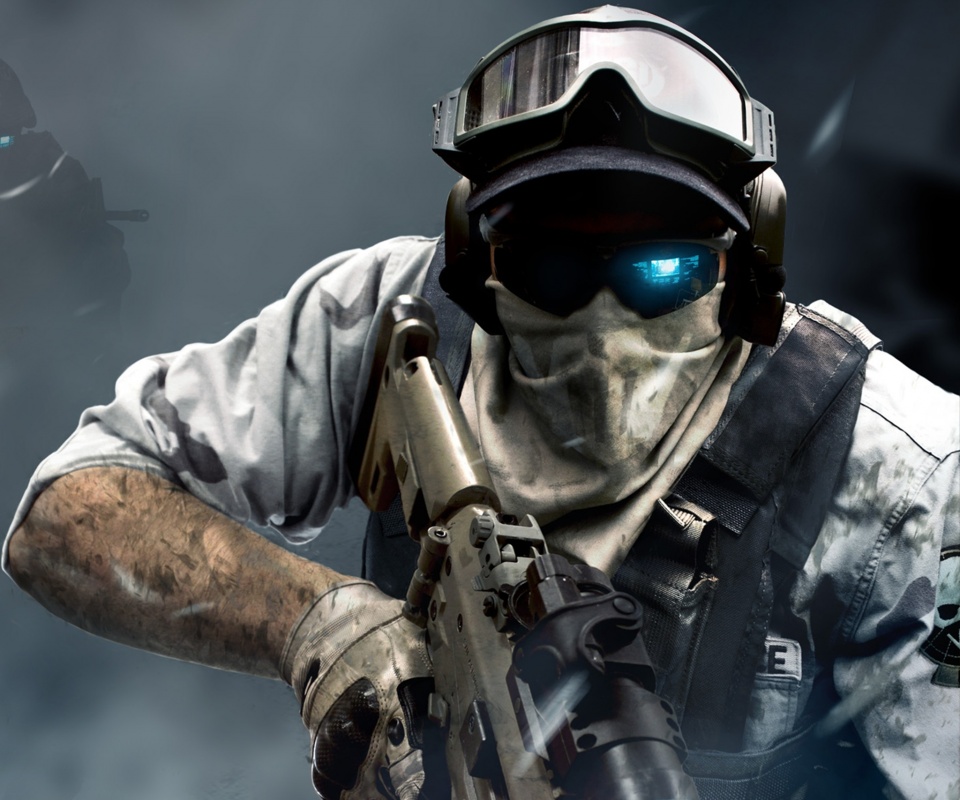 Боец в маске обои