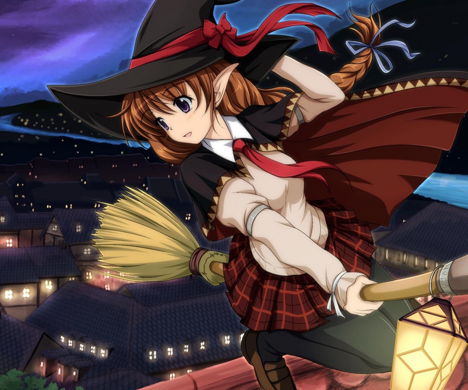 Эльфийская ведьмочка обои