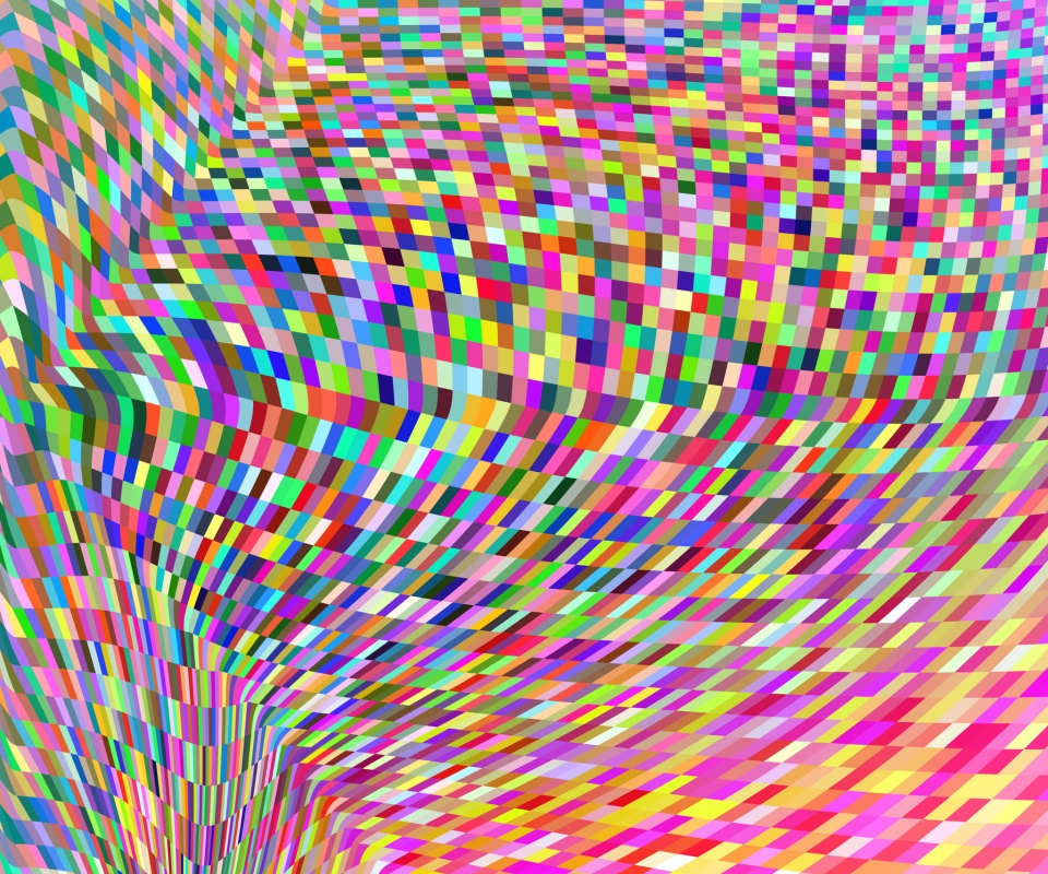 Пиксельная воронка обои