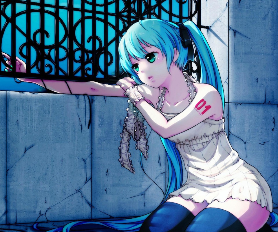 Девушка грустит обои