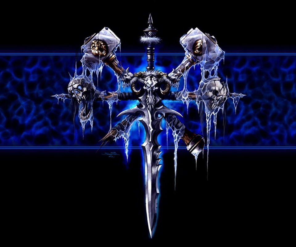 Логотип WarCraft Frothen Throne обои