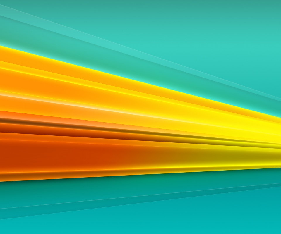 Желтая полоса на голубом обои