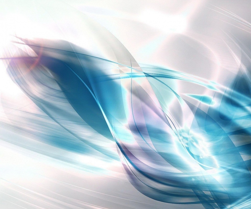 Светящиеся полупрозрачные волны обои