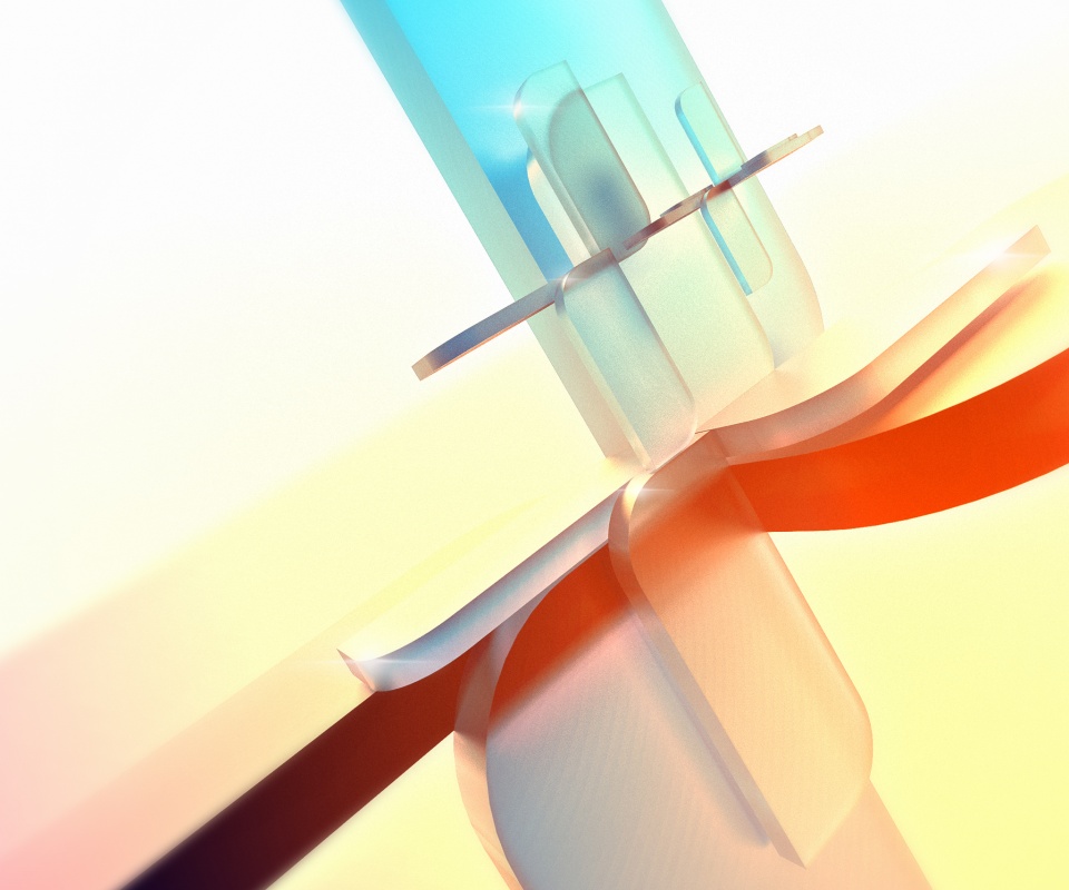 Абстракция из полупрозрачных фигур обои