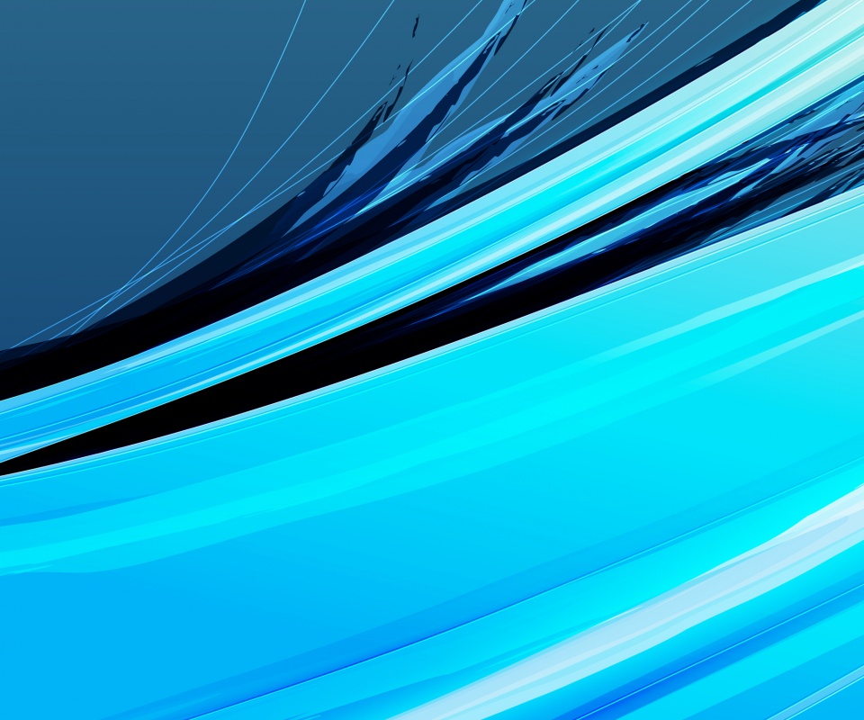 Синие и голубые линии обои