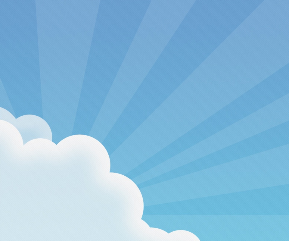 Лучи из-за облака обои