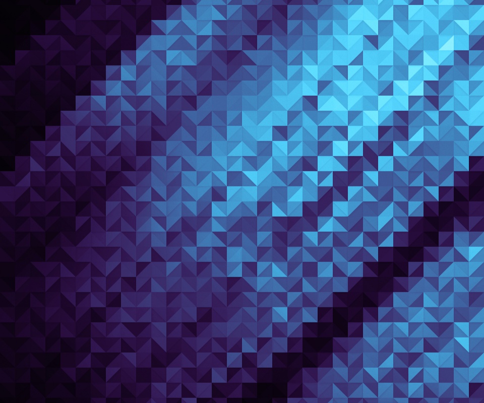 Синий квадратный узор обои