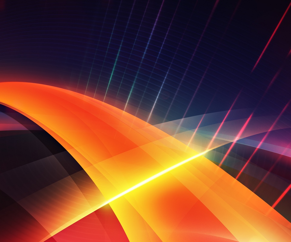 Пересекающиеся оранжевые полосы обои