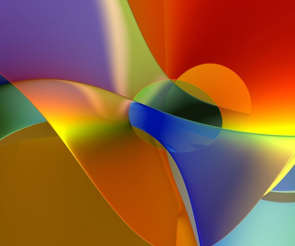 Разноцветные переплетения обои