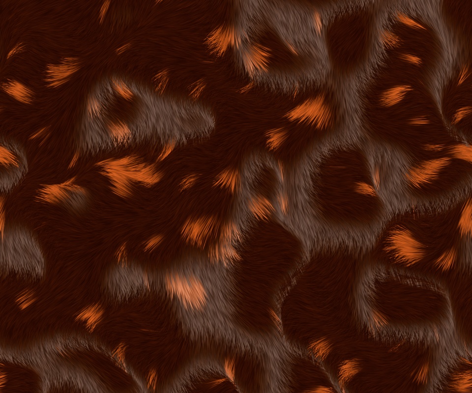 Льющийся волнами мех обои