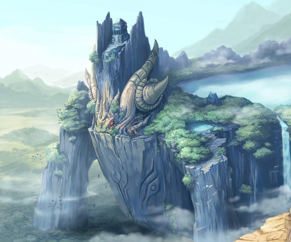 Храм на живой скале обои