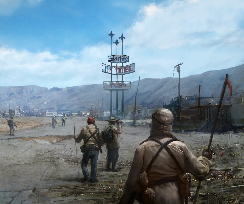 Постапокалиптический вид обои