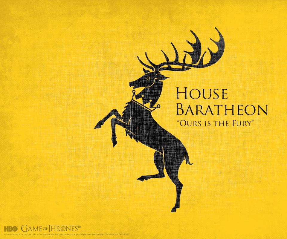 Герб дома Баратеонов обои