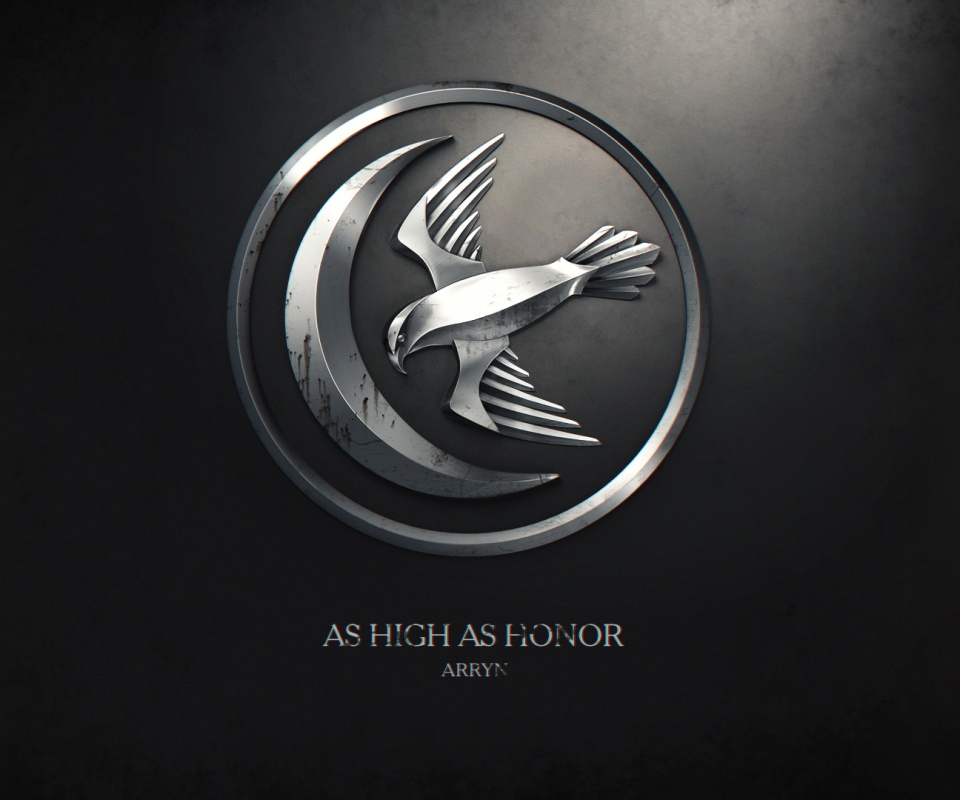 Металлический герб дома Аррен обои