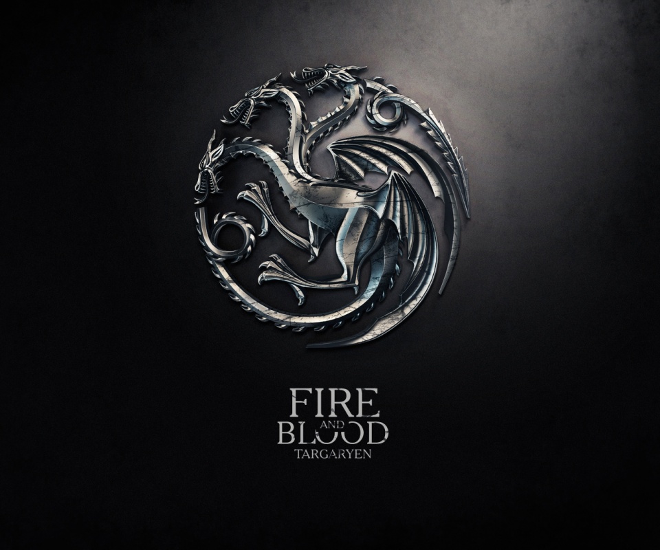 Металлический герб дома Таргариен обои