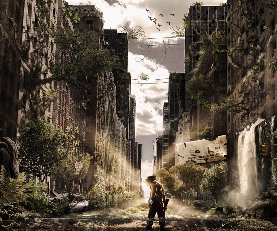 Постапокалиптический мир обои